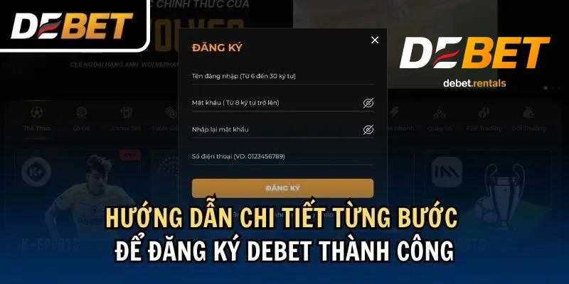 Đăng ký Debet: Hướng dẫn nhanh và dễ nhất năm 2025 3 Hướng dẫn đăng ký Debet