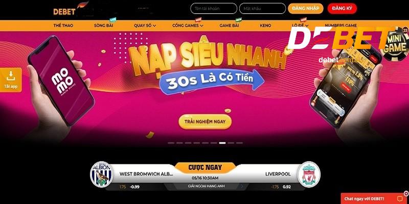 Nạp tiền Debet - Hướng dẫn nhanh chóng và đơn giản 2025 1 Nạp Tiền Debet